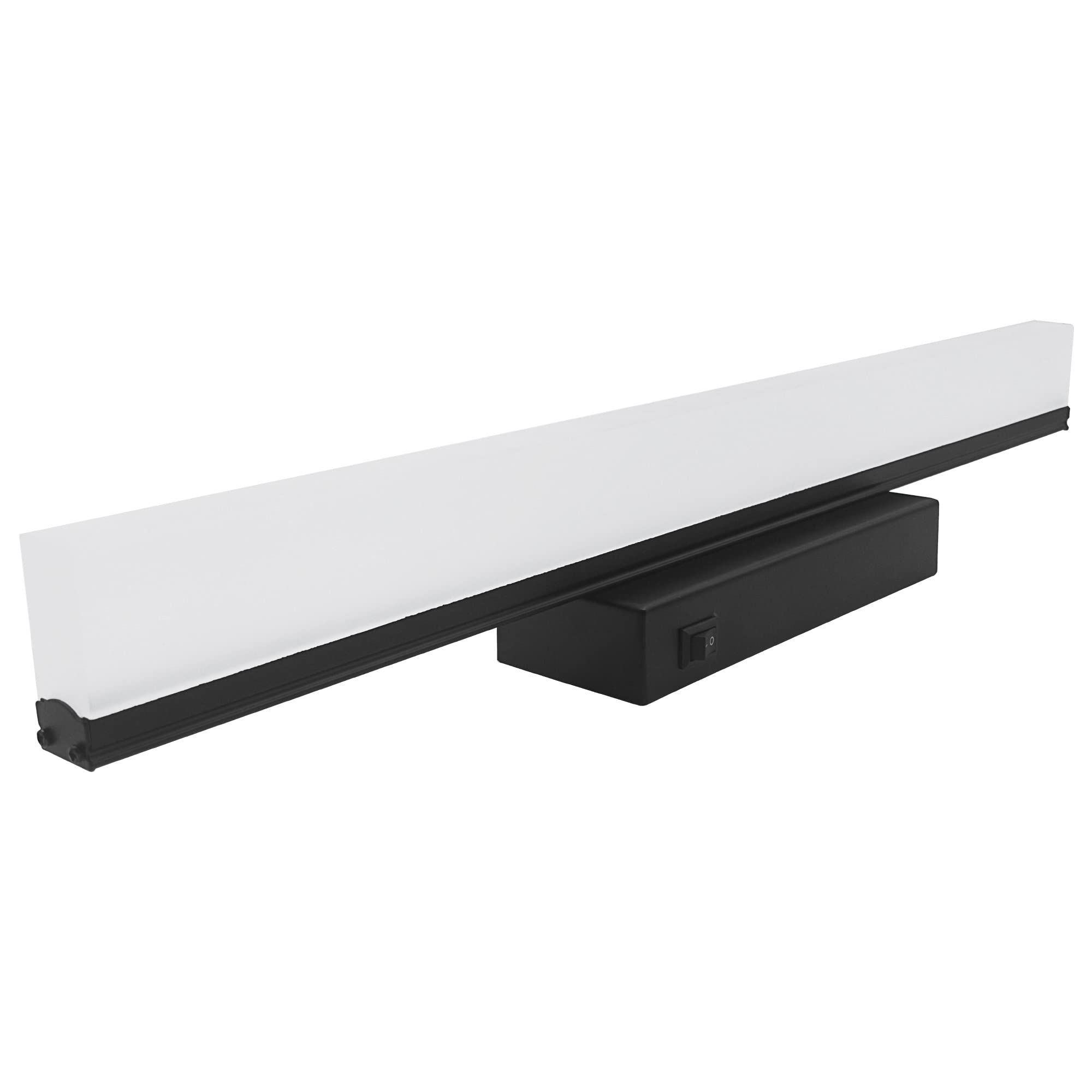 Photo 1 of Facon 16.5Inch 12V LED RV Vanity Lights Fixtures with On&Off Switch, Matt Black Finished, RV Wall Sconces Bathroom Mirror Light with Acrylic Lens, 12Volts DC for RV, Camper, Motorhome