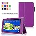 Case for Fire HD 6 - Elsse Premium Folio Case with Stand for Fire HD 6 (Oct, 2014 Release) (Purple)