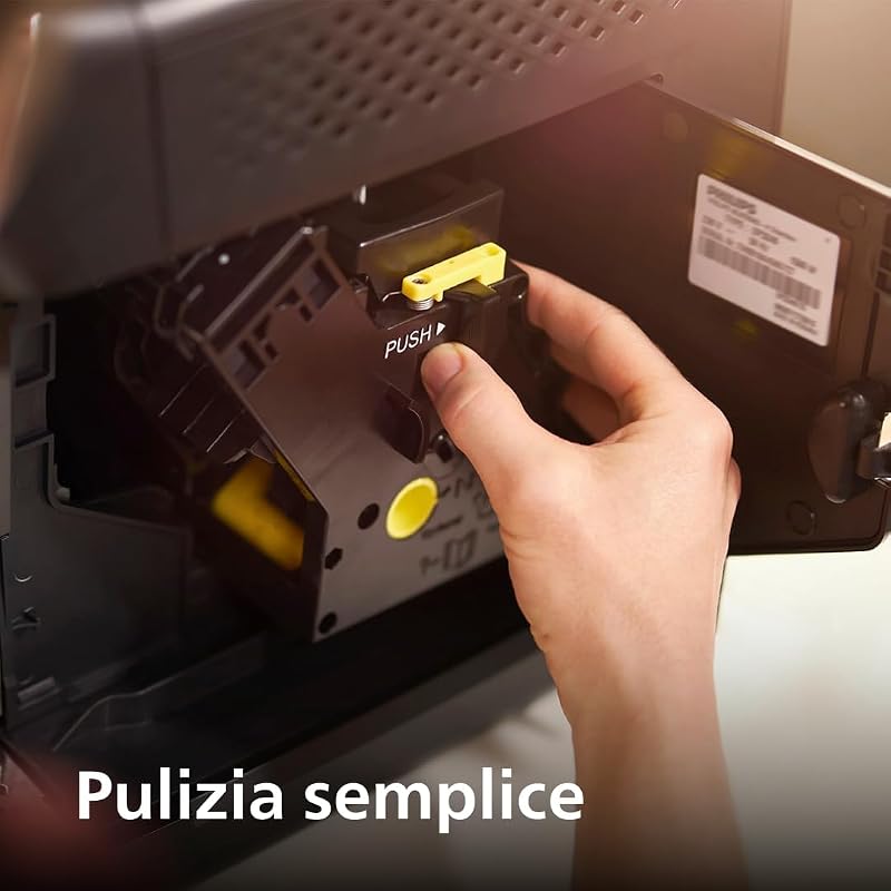 PHILIPS 2200 Macchina Caffè Automatica, 2 bevande, Montalatte