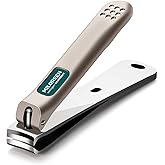 MR.GREEN Nail Clippers Curved Blades Fingernail Cut Nippers Manicure Scissors Stainless Steel Pedicure Tools (Medium)