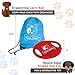 Dog Rope & Chew Toy 10 Pack Set | Puppy Starter Kit | For Small to Medium Dogs, Interactive Variety Toys w/Nylon Storage Bag | For Tug of War, Ball, Teething Puppies