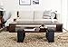 ioHOMES Monroe Contemporary Rectangular Accent Coffee Table with Open Shelf and Display Area, 47