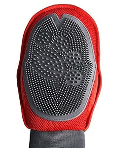 Image of Orchidtent Better Pet Cat Dog Grooming Mitt Washing Glove Brush for Long or Short Hair for pet dog cat outdoor indoor- Gentle Grooming Mitt Your Pet Will Love