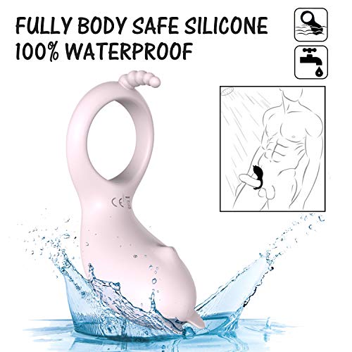 Rabbit Vibrating Cock Ring (Pink)