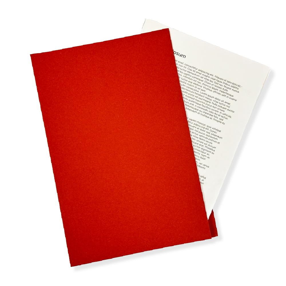 Exacompta - Ref FS315-REDZ - Guildhall - Square Cut Folder, 35 x 24.2cm, 315gsm Premium Heavyweight Manilla, Holds A4 & Foolscap Documents, Blue Angel Certified - Red, Pack of 100