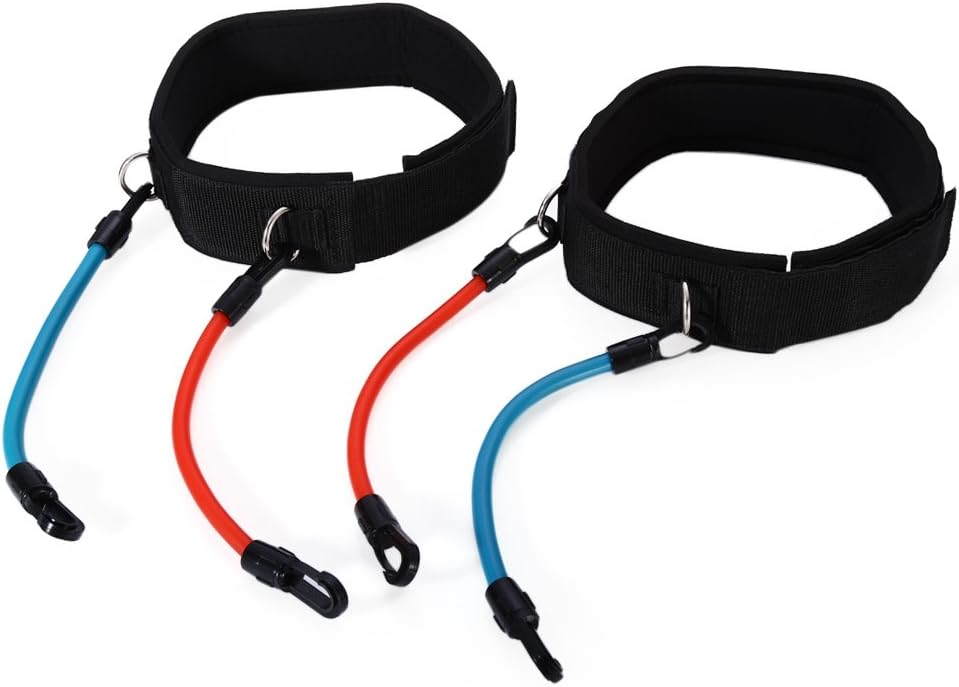 Leopard Shop Resistance Kinetic Tube Bands Training Workout Fitness Adjustable Leg Strength for Kick Boxing Thai Punch......
