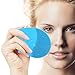 MS.DEAR Sonic Facial Cleansing Brush, Cleanser & Massager Silicon Vibrating Waterproof Facial Cleansing System-Blue