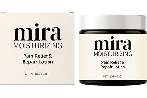 Mira Relief & Repair Lotion, Natural Plant Ingredients Delivery Formula, Fast-Absorbing, Non-Greasy Smooth Relief for Everyda