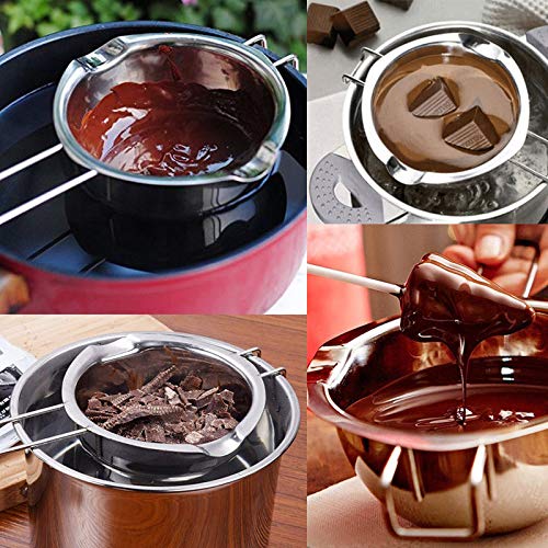 Stainless Steel Double Boiler Melting pot for Chocolate, Butter,Candy,Candle Making,Heat the Milk and Heat the Honey - Thumbnail 5
