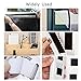 Jackwood 36 Feet Self Adhesive Hook and Loop Tape Roll Sticky Back Strip Adhesive Backed Fabric Fastener Mounting Tape for Picture and Tools Hanging Pedal Board Fastening (3/4 INCH, White)