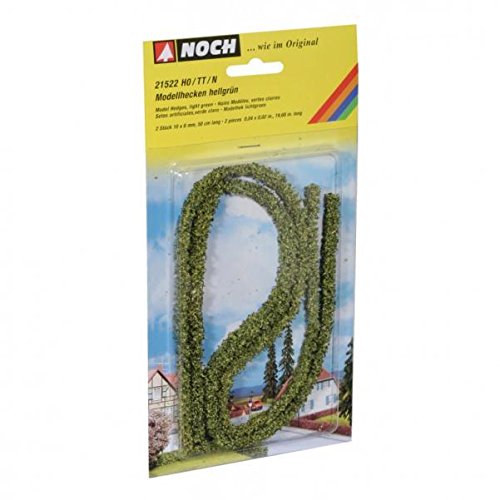 Noch 21522 Light Green Hedge 50cm Long 10 x 6 mm (2)