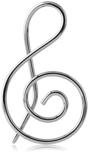 INOKI Twister Steel Clef Music Notes Wall Decal - Bangle/Rod 1.2 Mm