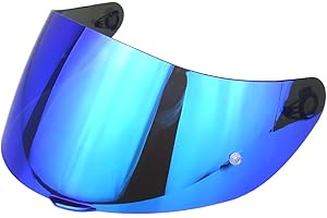 TAOHOM K1 Helmet shield Replacement,K5 Motorcycle Helmet Visor Compatible with AGV K1 K3SV K5 (Revo Deep Blue)