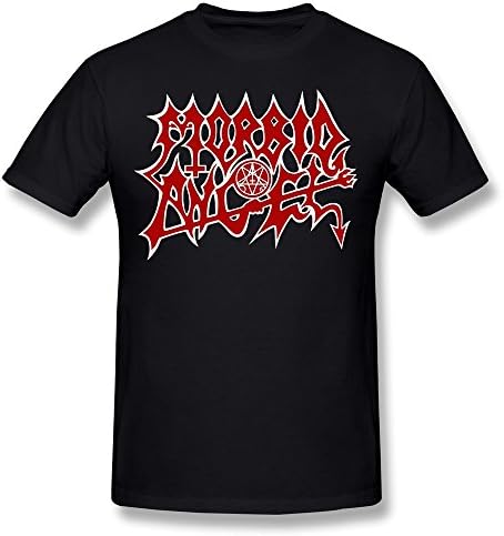 JIAYOUCT Men's MORBID ANGEL Death Metal Heavy Metal T-shirt Size XL Black