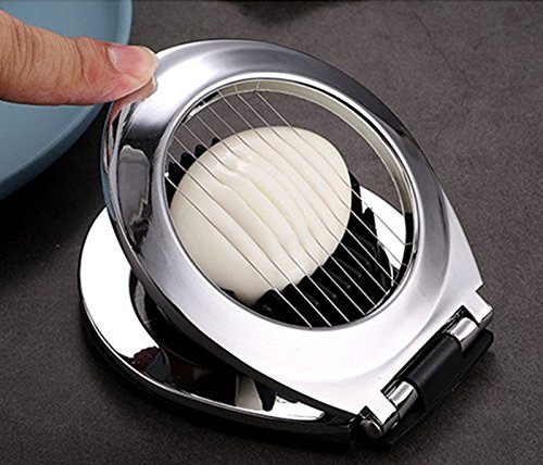 Egg Cutter,Stainless Steel Wire Egg Slicer,A Great Egg Cutter For Hard Boiled Eggs.