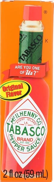 TABASCO ORIGINAL PEPPER HOT SAUCE 2 OZ
