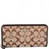 Coach 12CM Signature Accordion Zip Wallet 53618