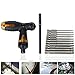 Tonsiki 13 Pieces Set Telescopic Ratcheting T Handle + 5 Inch Length Drill Bit Extension + 3 Inch Length Torx Security Head Screwdriver Drill Bit
