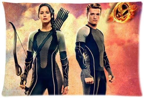 THE HUNGER GAMES Seriese Standard Zippered Pillowcase Cover 20"x30" inch (50X76cm)-Two Sides by PanBox Pillow Case