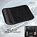 GAMPRO Luxury PU Soft Leather Car Center Console Cushion(30×20×2cm) Vehicle Seat Cushions Armrest Pillow Pad for Car Motor Auto Vehicle, Raises Your Center Console.(Black)