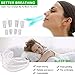 Snore Stopper Solution - Anti Snoring Nose Vents - Set of 4 Nasal Dilators - Natural Stop Snoring Devices - Reduce Snoring - Flexible, Hygienic, Easy to Use - Home and Travel Sleep Aid - Multiple Size