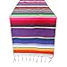 ARKSU Mexican Table Runner Fringe Cotton Serape Blanket Christmas Decor Wedding Ceremony, 14