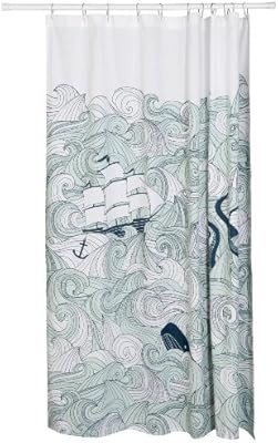 Danica Studio Unisex Bicicletta Shower Curtain Multi Shower