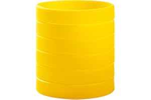 BRANDWINLITE Wholesale 6pcs/pack or 12pcs/pack Single Colors Blank Silicone Wristbands Rubber Bracelets