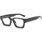 Bestac Anti-Blue Light Eyewear - Large Square Frames, Computer Glasses, Lightweight & Durable for Home, Office & styling