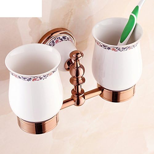 Continental porcelain toothbrush holder/Ceramic glass Tumbler/Hanging cup holder suit