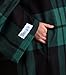The Original Snuggie - Super Soft Fleece Blanket with Sleeves and Pockets - Green Plaid