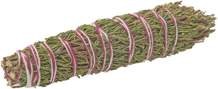 Native American Indian Juniper Smudging Stick Wand 7"- 8"