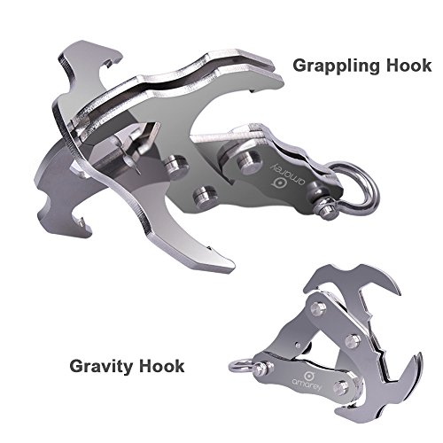 UPC 610600198856, Grappling Hook - Gravity Hook Rock Climbing Equipment Climbing Rope Survival Carabiner Stainless Steel Climbing Harness