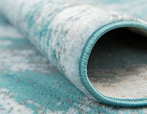 Unique Loom Sofia Collection Turquoise 5 x 8 Area Rug (5' x 8')