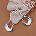 NYKKOLA Beautiful Elegant Jewelry 925 Silver Unique Simple Dangle Earrings