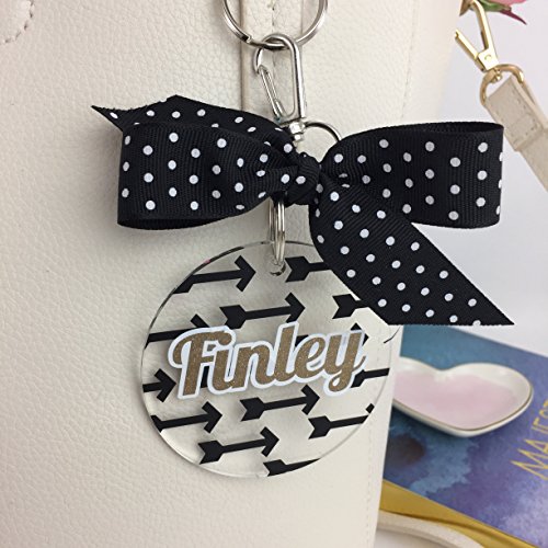 Arrows bag tag, Arrow Gift, minis, Boho style, Monogram Bag Tag, Personalized, Accessories