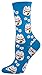 Socksmith Women's Crew Socks (Lucky Cat - Cornflower Blue, One Size)
