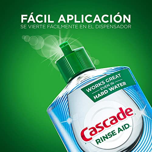 Cascade Platinum Dishwasher Rinse Aid, 8.45 fl oz (Packaging May Vary