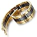 Kstyle Jewelry Tungsten Magnetic Hematite Mens Bracelet Black & Gold 7.8