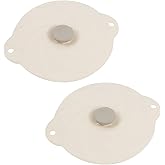 FarBoat 2 Pack Silicone Bowl Lids Microwave Splatter Cover 6 Inch Universal Silicone Lids Reusable Heat Resistant Lid for Pots Cups and Bowls