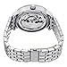 Stührling Original Mens Automatic Watch, Skeleton Watch Analog Dial, Silver Accents, Dual Time, AM/PM Sun Moon, Stainless Steel Bracelet, 3922 Watches for Men Collection