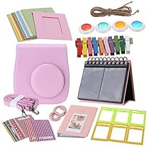 Andoer&reg; 7 in 1 Instant Film Camera Accessories Bundles for Fujifilm Instax Mini8 (Case/Photo Album/Close-Up Selfie Lens/Colors Lens/Wall Hang Frames/Photos Frame/Stickers)