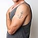 Vintage Anchor Temporary Tattoo (Set of 2)