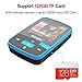 RUIZU X50 Bluetooth 4.1 Mp3 Player, Portable Clip Sport Mp3 Music Player for Running with FM Radio and Pedometer, Support Up to 128GB (Blue)