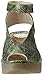 FLY London Women's Yala Snake-Print Leather Wedge Sandal