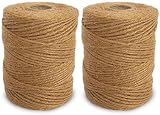 ANSIO Natural Jute Twine 101 m 333 ft 2 mm 3-ply Pack of 2 view 7