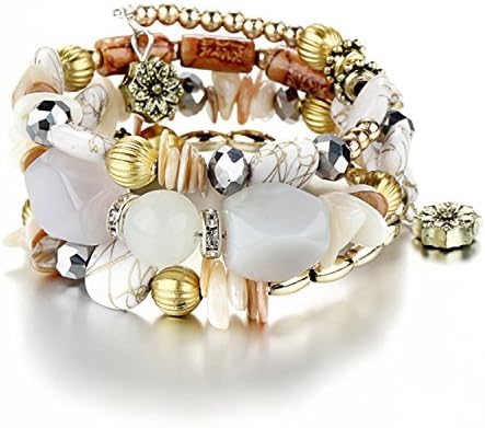 Boho Multilayer Beads Charm Bracelets for Women Vintage Bracelets &amp; Bangles Ethnic Jewelry BJCS53720