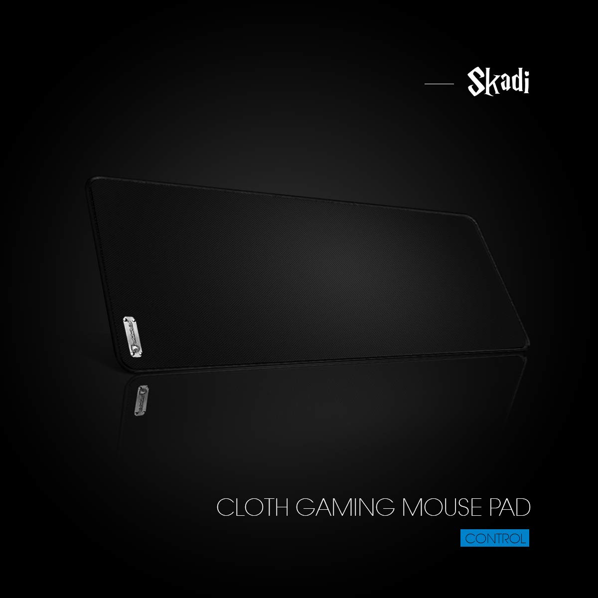 SADES Gaming & Office Desk Pad, 30.71 x 11.81 inches SKADI Large Size Cloth Well-in-Control Gaming Mouse Pad with Anti-Fraying Stitched Frame & Rubber Base, Dual Use Desk Writing Mat at Home