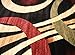 Feraghan/New City New City Contemporary Modern Wavy Circles Area Rug, 8' x 10', Black
