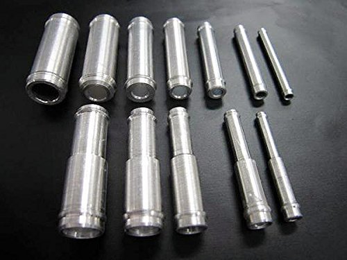 Autobahn88 Straight Aluminum Alloy Vacuum Hose Joiner, OD=1/3inch (8mm)